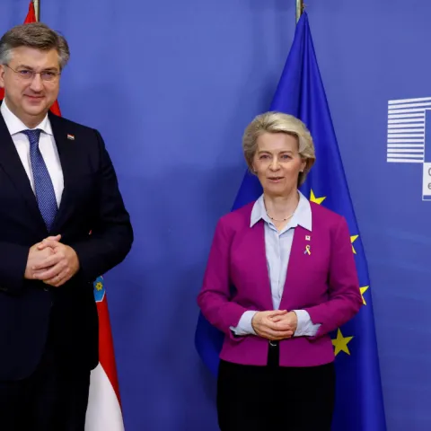 Andrej Plenković i Ursula von der Leyen