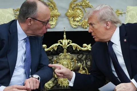 Merz i Trump