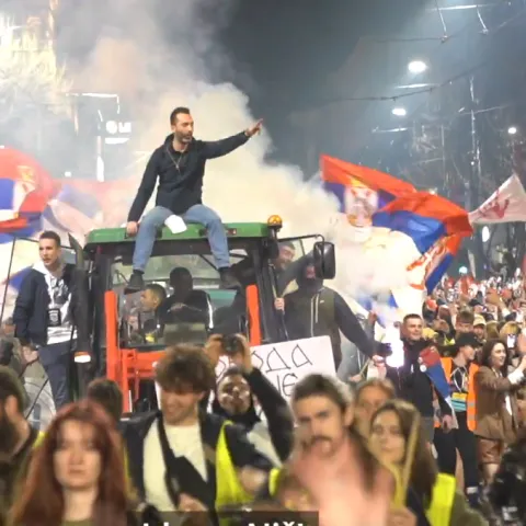 Srpski studenti stigli u Beograd